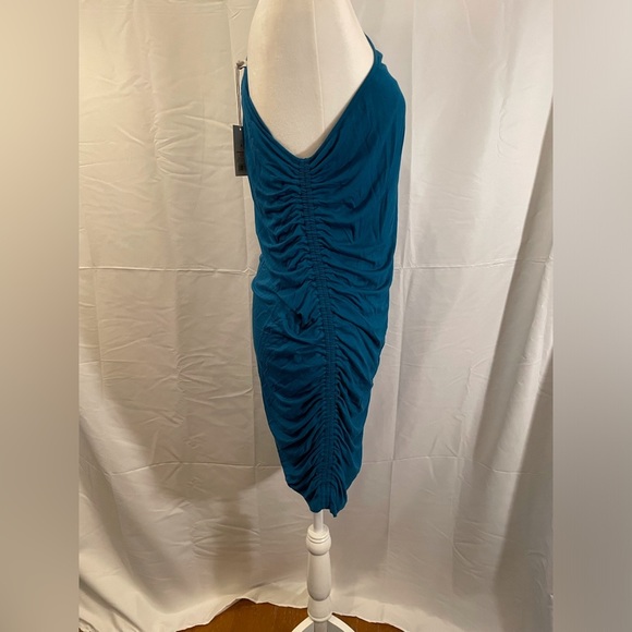A New Day One Shoulder Dress Size XL Teal - Picture 8 of 9